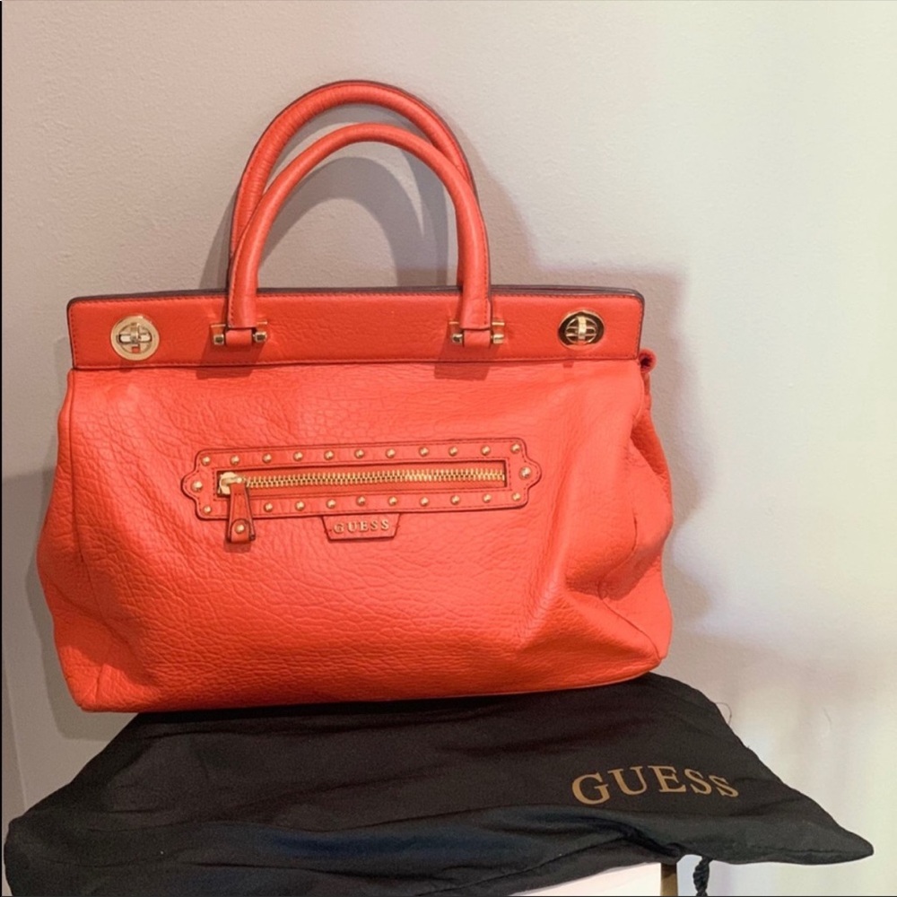 Women Guess Orange Bag